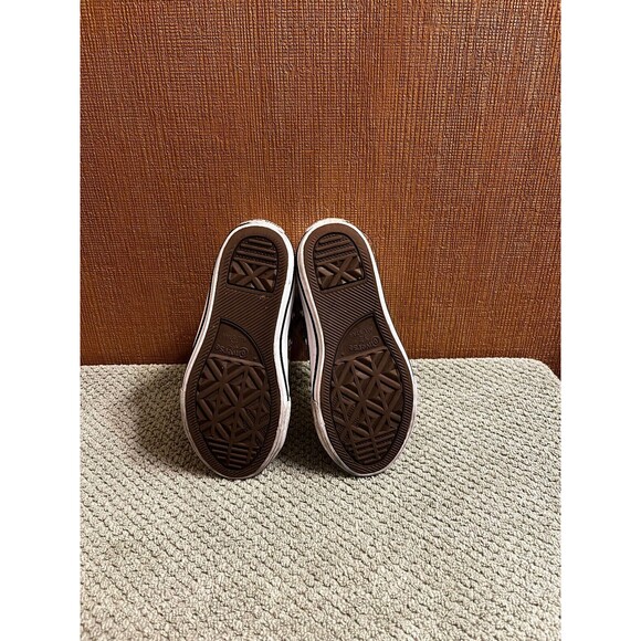 Converse All Star Kids Size 11 Silver Rainbow High Tops Shoes - Picture 6 of 6